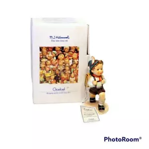 Figura Hummel School Boy #921 Hum 82/0 Goebel Como Nueva con Caja y Certificado - Imagen 1 de 9