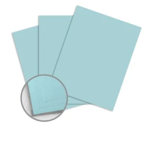 Domtar Colores - Earthchoice Azul 8.5" x 11" Papel para Cartulina - 110 libras, Paquete de 250 - Imagen 1 de 4