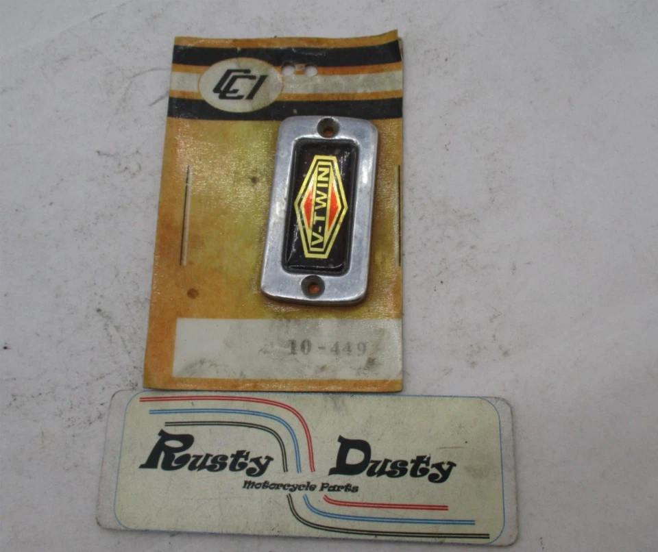 Cubierta maestra de freno Harley Davidson personalizada cromada V-Twin Logo 10-449 Foto 1 de 3