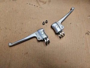Leve freno vintage Dia Compe barra piatta bici da strada cruiser BMX argento Giappone - Foto 1 di 8