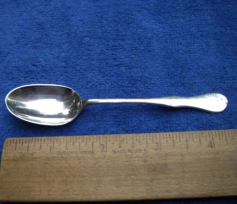 Stieff Sterling WILLIAMSBURG QUEEN ANNE (1940) DEMITASSE SPOONS-No Mono Cover