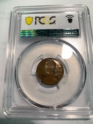 Ultra Rare PCGS MS 62BN 1961 Lincoln Obverse Mirror Brockage--Two Heads! - Image 1 of 3