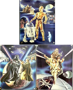 Juego de pósters vintage 1978 de Star Wars Proctor & Gamble de 3-18"" x 22"" (SVPO-115) - Imagen 1 de 4