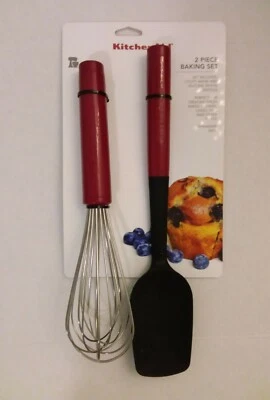 Kitchen Aid 2 Piece Baking Set (Empire Red) KQ463OHERA (NEW) - Image 1 of 4