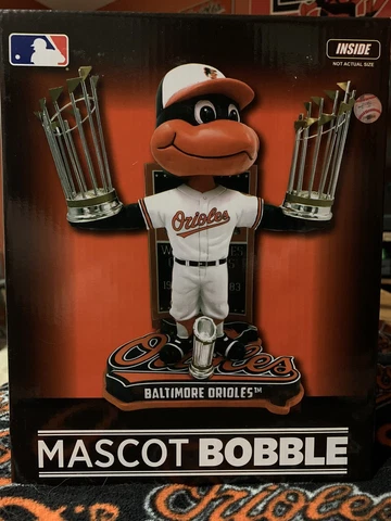 Baltimore Orioles World Series Oriole Bird Mascot FoCo Bobblehead 1966 1970 1983 Cover
