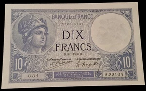 10 Francs Bleu - Foto 1 di 2