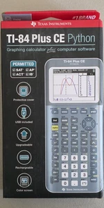 Texas Instruments TI-84 Plus CE Graphing Calculator, Fractal Frost - Picture 1 of 2