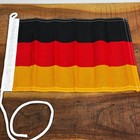 Gastlandflagge Deutschland 30x20 cm Bootsflagge Hissflagge Motorboot & Segelboot