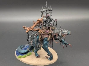 warhammer AOS ORRUK WARCLANS Snatchaboss on Sludgeraker Beast - Picture 1 of 7