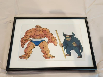 The Thing Mole Man Serigraph Animation Cel on Acetate! PROFESSIONALLY FRAMED!!!  - Image 1 of 4