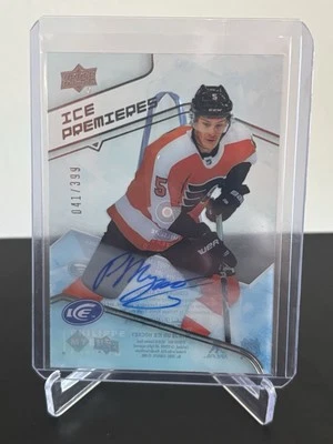 2019-20 Upper Deck Ice #IPA-PM Philippe Myers Claer Cut AUTO /399 - Image 1 of 2