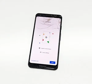 Google Pixel 3 Black 64GB 4GB RAM G013A Cell Phone Smartphone BROKEN ***FRP*** - Picture 1 of 6