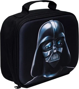 Bolsa de almuerzo 3D Darth Vader Head Star Wars aislada con cremallera con asa de transporte - Imagen 1 de 1