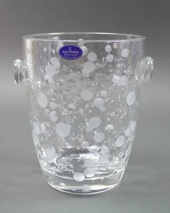 Royal Doulton "Celebration" Pattern Crystal Ice Bucket New With Label - Picture 1 of 8