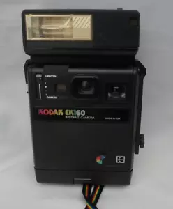 Vintage Fotografie Polaroid Kodak EK160 Sofortbildkamera + Blitz ideale Filmrequisite - Bild 1 von 7