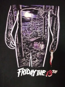 AUTHENTIC Vintage Friday the 13th T-Shirt Horror Jason Voorhees Small VG RARE  - Picture 1 of 6