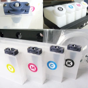 Continuous Bulk Ink Supply System CISS for Roland FJ540 - 4 Bottles,4 Cartridges - Picture 1 of 8