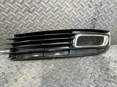 💥 OEM 2008-2010 AUDI A8 FRONT LEFT LOWER BUMPER GRILLE INSERT BLACK CHROME Foto 1 de 4