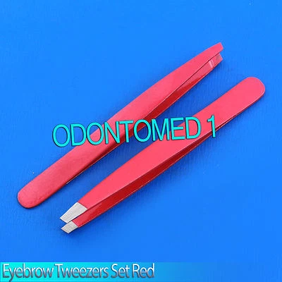 2 pinzas para cejas en rojo ODM Foto 1 de 3