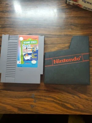 Sesame Street ABC Letter Go Round - Nintendo NES Game Authentic with sleeve - Image 1 of 4