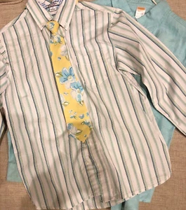 Gymboree & Heartstrings Kitestrings BOY dress shirt, Tie   SIZE 10 12 yr - Picture 1 of 8