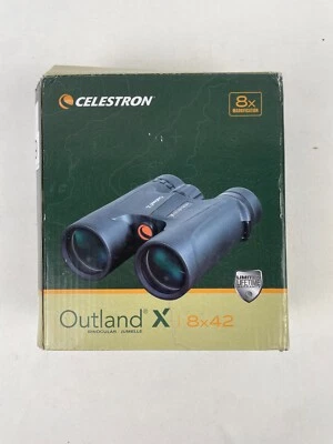 Celestron Outland X 8x42MM Water Proof Multi-Coated Bak-4 Prism Binoculars - Image 1 of 4