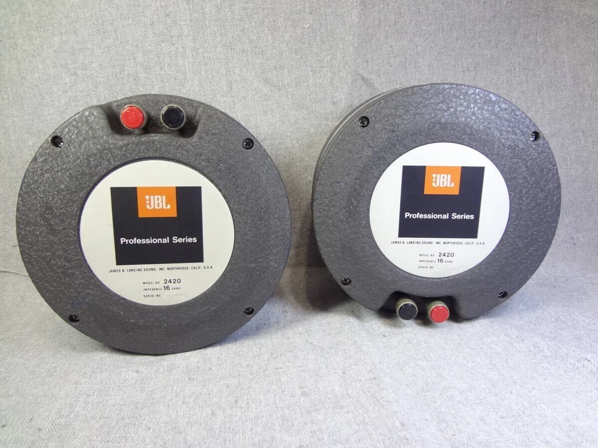 JBL 2420　ドライバー ２個 JBL 2420 ドライバー 2個 JBL 2420 ドライバーユニット ペア