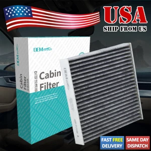 For Honda Civic HR-V Fit Acura RDX TLX Car Activated Carbon Cabin Air A/C Filter - Picture 1 of 6