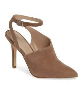 CHARLES BY DAVID Women's Mieko Pump Sandals TAUPE SUEDE SIZE 11 - Picture 1 of 3