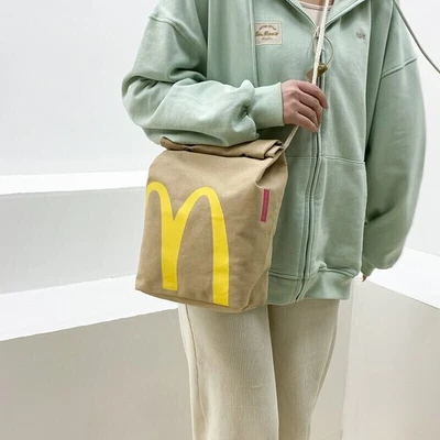 High Quality Travel Backpack Fashion Students Backpack Bag Mcdonald Cartoon Bag. - Image 1 of 4
