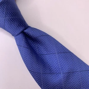 Corbata para hombre Donald J. Trump azul 100 % seda ancha geométrica clásica - Imagen 1 de 5