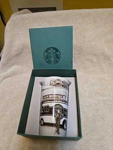 Starbucks Ceramic Coffee Mug Photo Seattle Pike Place 2016 Some Staining On Box - Picture 1 of 6