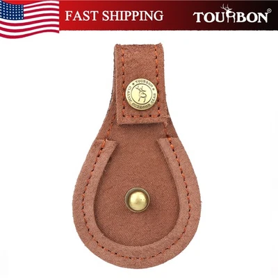 TOURBON Leather Gun Barrel Rest Toe Shoes Protector Pad Game Pigeon Shooting US