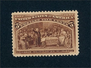 drbobstamps US Scott #234 Mint Hinged Stamp Cat $55 - Picture 1 of 2