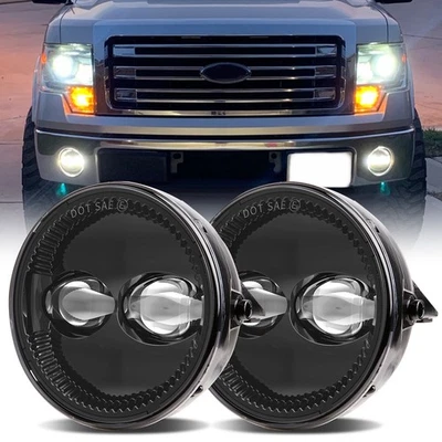 Luces antiniebla LED para camioneta Ford F-150 2006 2007 2008 2009 2010 2011 2012 2013 2014 Foto 1 de 4