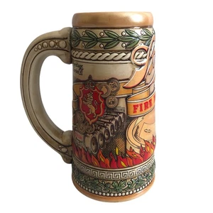 Vintage 7.5” Strohs “Fire Brewed Beer” Heritage Series 6 Beer Stein # 45470 - Picture 1 of 13