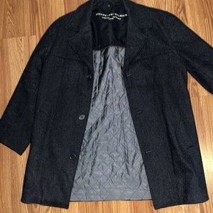 Balmain Grey Wool Men's Coat. Size XL. Classic Design - Picture 1 of 6