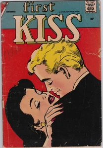 FIRST KISS #5 Vince Colletta Classic Cover Silver Age Charlton Comics 1958 GD - Picture 1 of 6