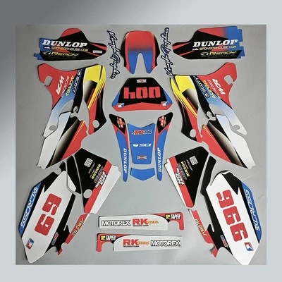 Graphics Vinyl Sticker Decals for Yamaha WR250F WR450F WRF 250 450 2005 2006 - Imagem 1 de 4