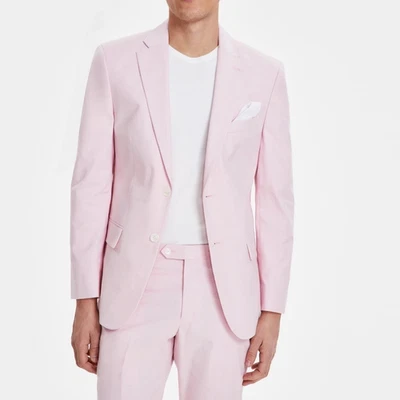 Tommy Hilfiger Мужская современный крой Th Flex эластичной Chambray костюм куртка Рекомендуемая розничная цена производителя $360 - Изображение 1 из 2