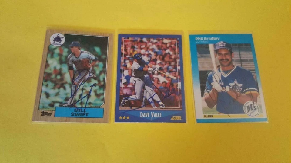 !!!   TARJETA DE BÉISBOL VINTAGE AUTOGRAFIADA POR BILL SWIFT (SEATTLE MARINERS) Foto 1 de 1