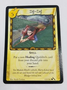 Juego de cartas coleccionables Zig-Zag 135/140 Harry Potter TCG CASI NUEVO - Imagen 1 de 2