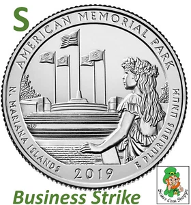 2019 S American Memorial Quarter San Francisco ATB Business Strike Uncirculated - Picture 1 of 4