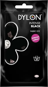 Dylon Intense Velvet Black Fabric and Clothes Hand Dye 50g - Picture 1 of 1