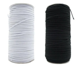 130 Yards Elastic Band Cord For DIY Trim Spandex Make Face Cover String USA  - Picture 1 of 7