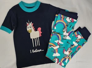 Lazy One Kids Pajama Set "I Believe" SS Shirt & Pants. PJ's. Sizes 2T, 3T, 4T - Picture 1 of 7