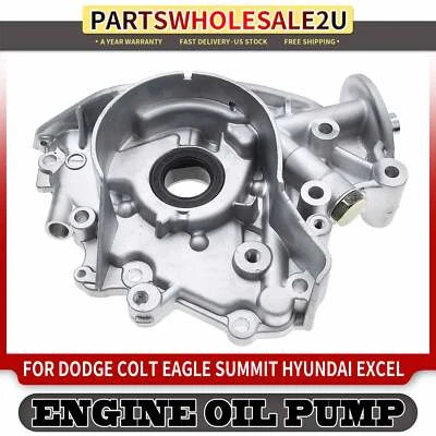 Engine Oil Pump for Dodge Colt Eagle Summit Hyundai Excel Mitsubishi Mirage SOHC - Image 1 of 4