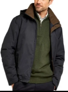 Brandneu mit Etikett Dubarry of Ireland Palmerstown Kapuzenjacke Mantel marineblau 2XL - Bild 1 von 6