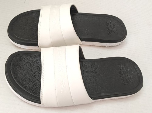 Reebok Sandalo donna cruscotto slide nero bianco 9US