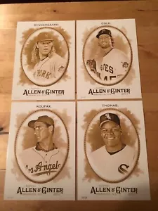2017 Topps Allen & Ginter 101-200 Jumbo 5x7 Gold /10 Made You Pick Free Ship - Picture 1 of 1